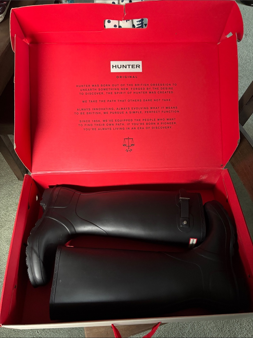 Hunter Women’s Tall Black Waterproof Rain Boots